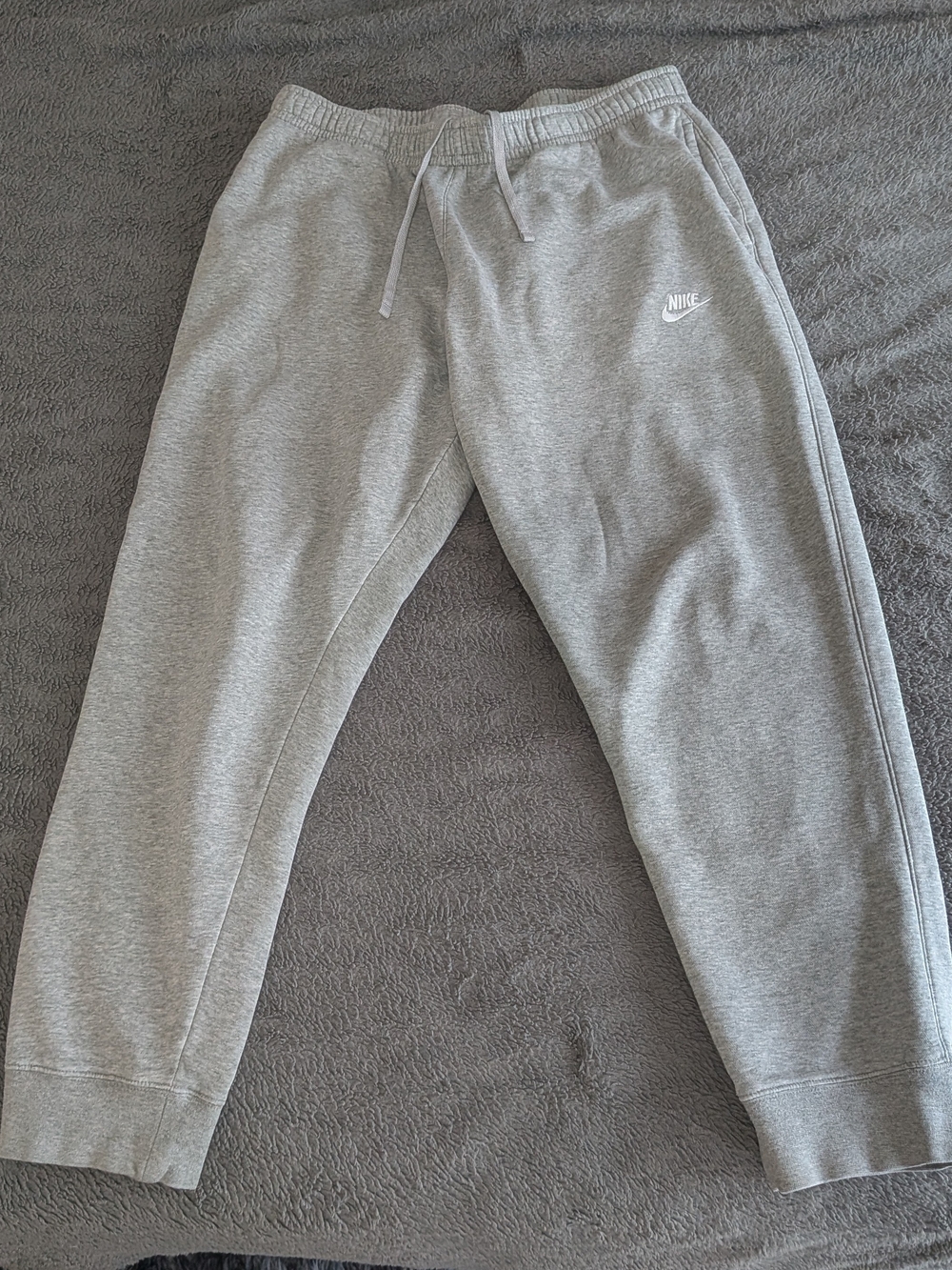 Nike Kids' Gray Fleece Sweatpants